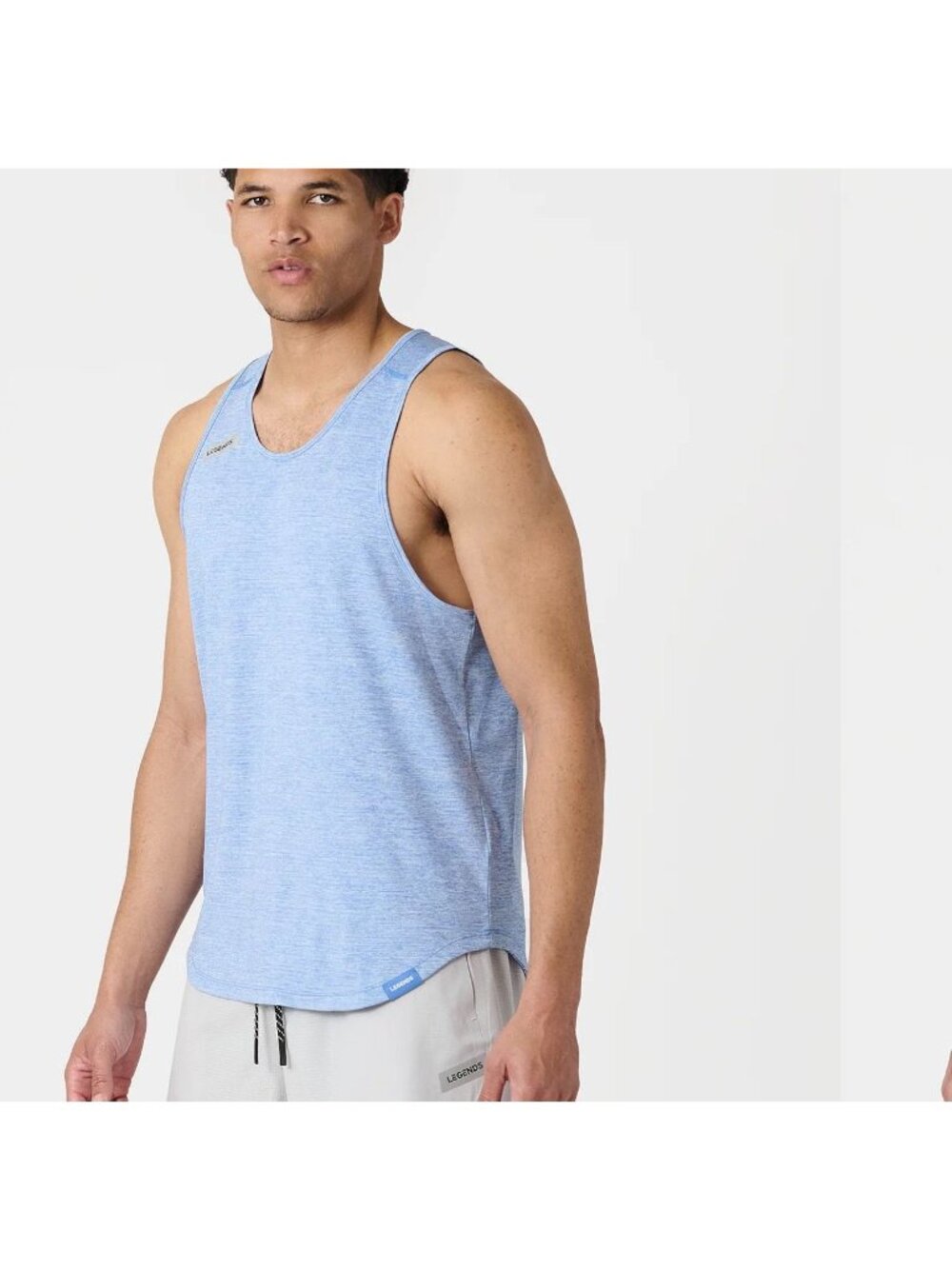 Legends Mens Blue Athletic Tank Top Size S Polyester Blend Lightweight & Breatha - Picture 8 of 13